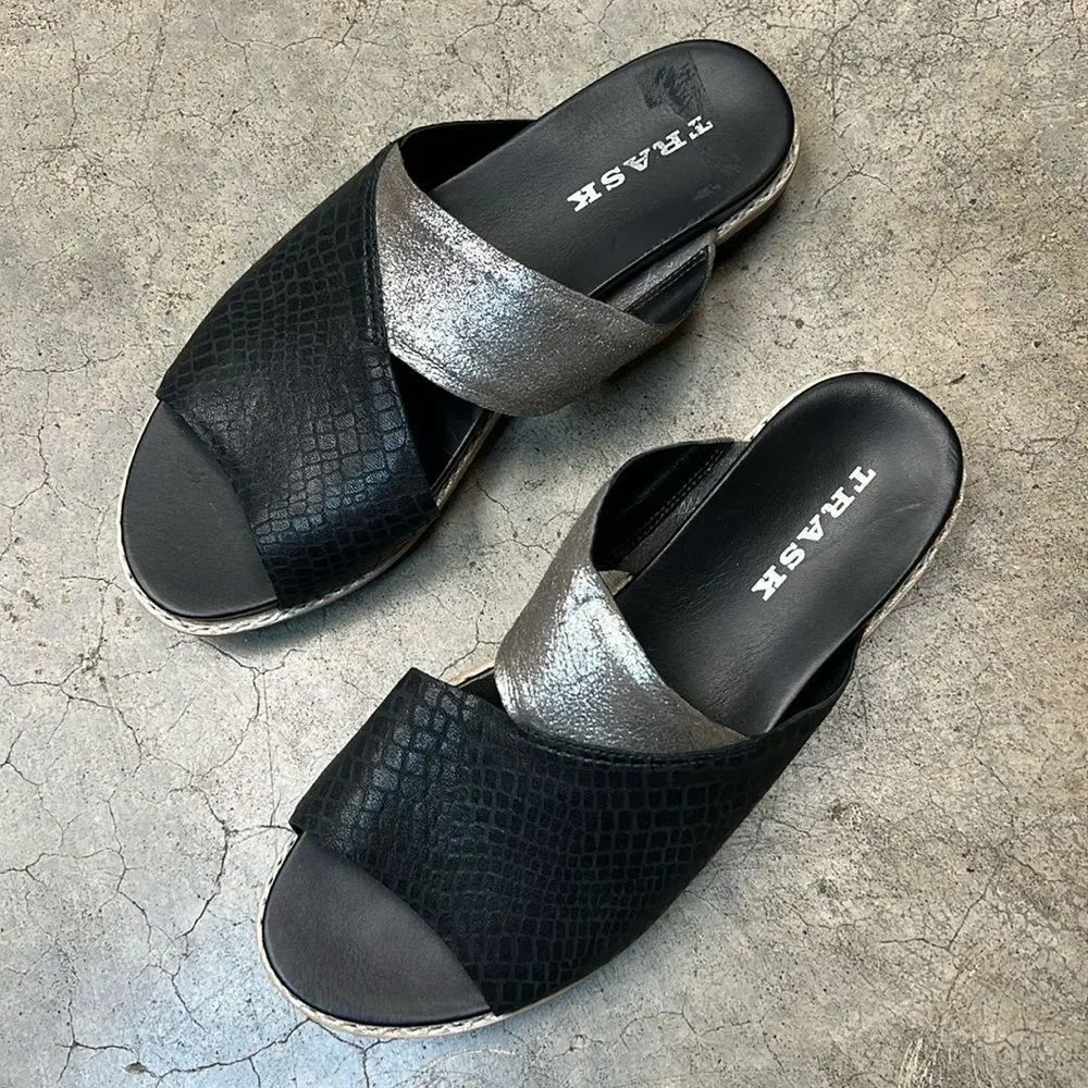 * Trask Codi crossover slip-on sandals